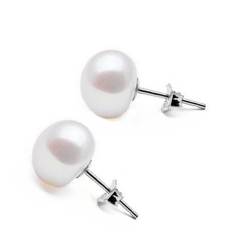 Classic style Sterling Silver Natural AAAA Flawless Bread-shaped Pearls Earrings 9mm-10mm sweet Girl's earring Free shipping
Classic style Sterling Silver Natural AAAA Flawless Bread-shaped Pearls Earrings 9mm-10mm sweet Girl's earring Free shipping