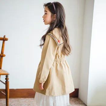 Girls Autumn Jackets Trench Coats Children Long Coat 4-12Y Kids Cotton Outerwear Jacket Teenager Girls Clothing Fashion Outwear
Girls Autumn Jackets Trench Coats Children Long Coat 4-12Y Kids Cotton Outerwear Jacket Teenager Girls Clothing Fashion Outwear