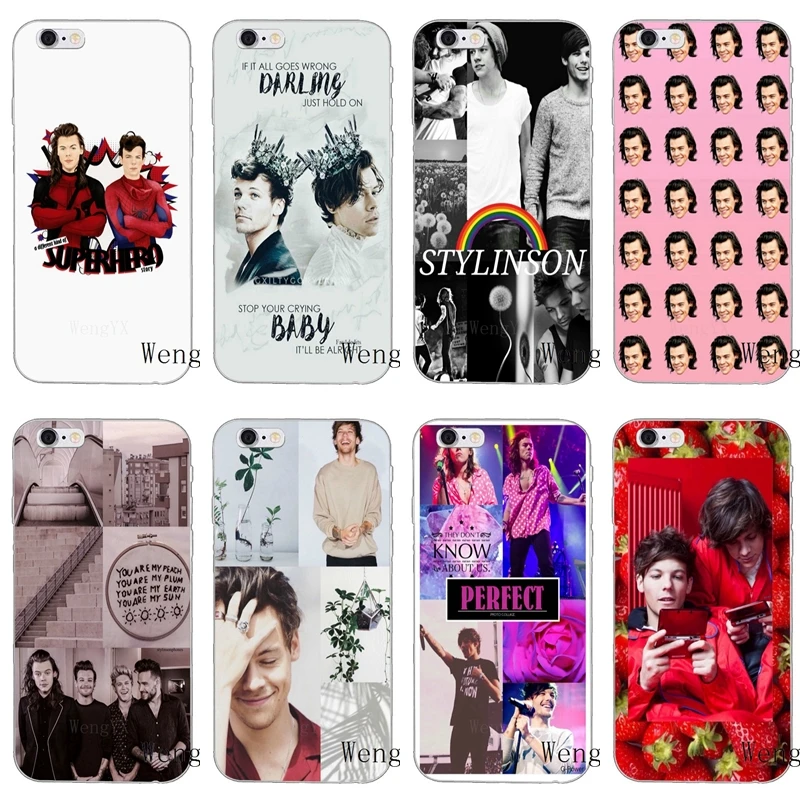 Harry Styles 1D Larry Stylinson Slim silicone Soft phone case For iPhone X 8 8plus 7 7plus 6 6s plus 5 5s 5c SE 4 4s
Harry Styles 1D Larry Stylinson Slim silicone Soft phone case For iPhone X 8 8plus 7 7plus 6 6s plus 5 5s 5c SE 4 4s