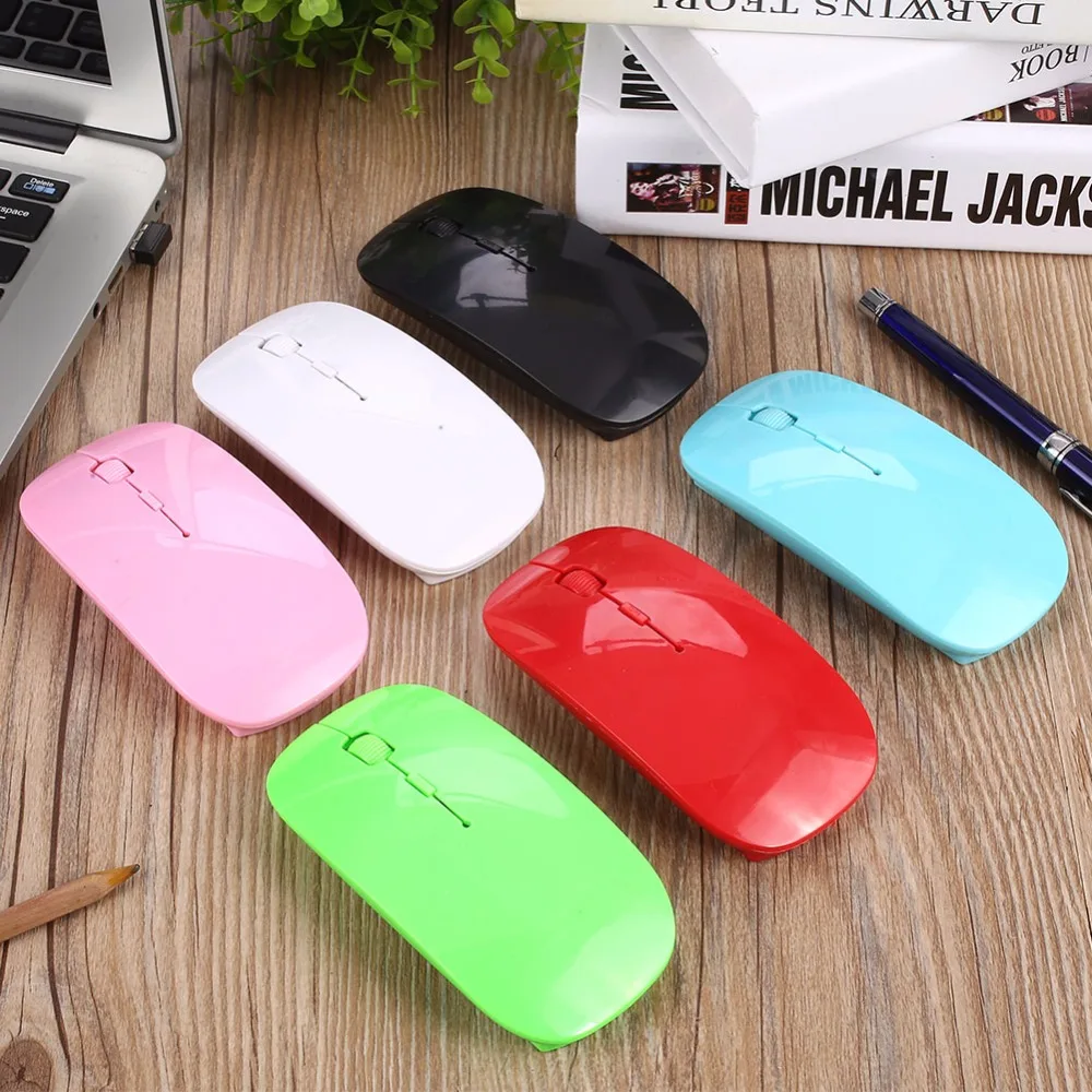 AMZDEAL Ultra Slim 2.4Ghz Gaming Mice Wireless Optical Mouse USB Receiver for Laptop PC Optical Gaming Mouse
AMZDEAL Ultra Slim 2.4Ghz Gaming Mice Wireless Optical Mouse USB Receiver for Laptop PC Optical Gaming Mouse