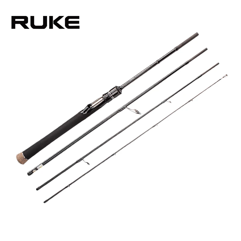RUKE New Fishing Rod Super Light, Spinning and Casting Rod 2.1m 4 Sections, Portable for Fishing, High Quality and Classical rod
RUKE New Fishing Rod Super Light, Spinning and Casting Rod 2.1m 4 Sections, Portable for Fishing, High Quality and Classical rod