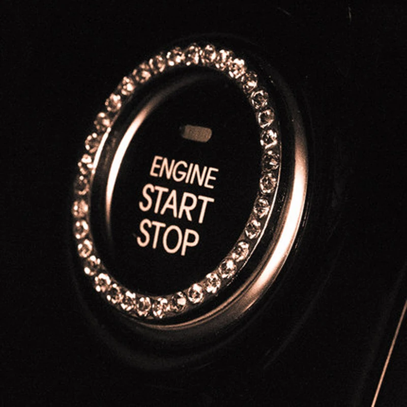 Crystal Rhinestone Car Interior Decoration Bling Sticker Ring Emblem Auto Start Engine Decorative Ignition Key Button
Crystal Rhinestone Car Interior Decoration Bling Sticker Ring Emblem Auto Start Engine Decorative Ignition Key Button