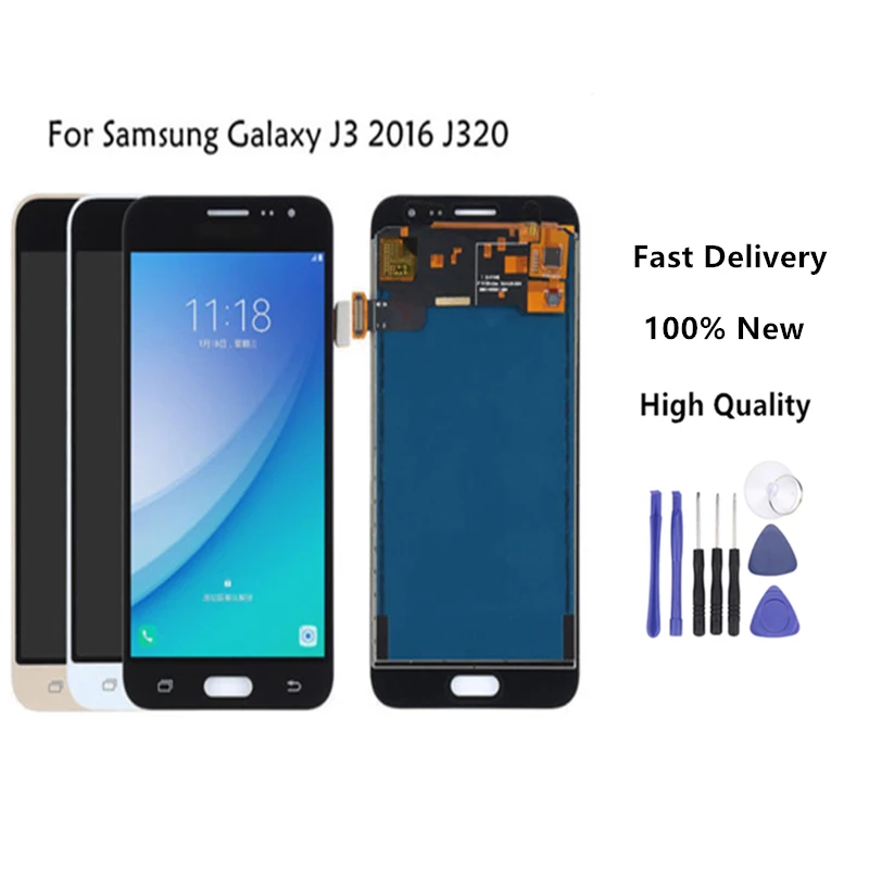 100%OriginalFor Samsung Galaxy J3 2016 J320 J320A J320F J320M LCD Display With Touch Screen Digitizer Assembly 3Colors Available
100%OriginalFor Samsung Galaxy J3 2016 J320 J320A J320F J320M LCD Display With Touch Screen Digitizer Assembly 3Colors Available