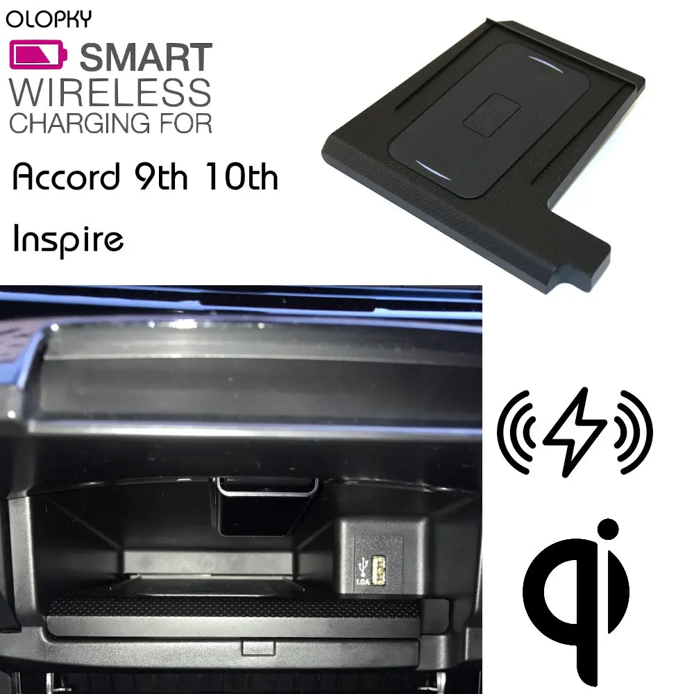 OLOPKY For Honda QI Wireless charging Hidden Wireless charger Phone Holder Storage Box For Accord 9th 10th Inspire
OLOPKY For Honda QI Wireless charging Hidden Wireless charger Phone Holder Storage Box For Accord 9th 10th Inspire