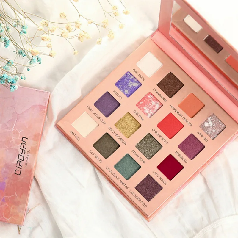 16 Colors Glitter Eyeshadow Pallete Shadows Palette Cosmetics Shimmer Diamond Eye Make Up Eye Shadow
16 Colors Glitter Eyeshadow Pallete Shadows Palette Cosmetics Shimmer Diamond Eye Make Up Eye Shadow