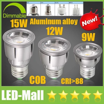2017 Popular CREE COB 9W 12W 15W Dimmable LED Spotlights GU10 E27 E14 MR16 GU5.3 CRI>88 Lampada Spot Down Lights Bulbs Lamps UL
2017 Popular CREE COB 9W 12W 15W Dimmable LED Spotlights GU10 E27 E14 MR16 GU5.3 CRI>88 Lampada Spot Down Lights Bulbs Lamps UL