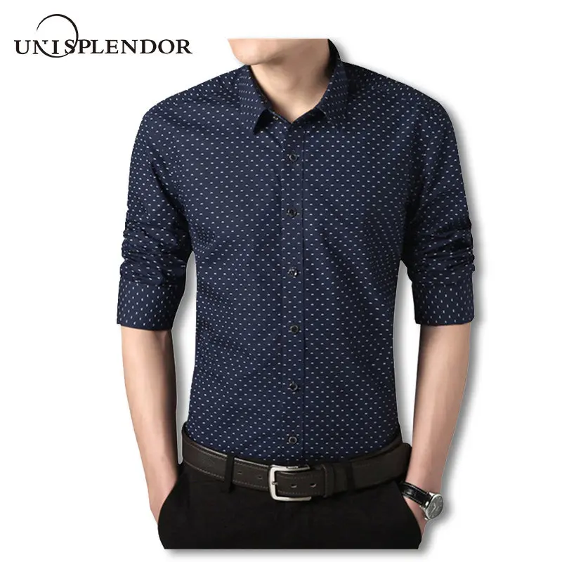 2019 New 100% Cotton Spring Shirts Men Slim Fit Mens Dress Shirt Printed Casual Long Sleeve Shirt Plus Size M-5XL YN10013
2019 New 100% Cotton Spring Shirts Men Slim Fit Mens Dress Shirt Printed Casual Long Sleeve Shirt Plus Size M-5XL YN10013