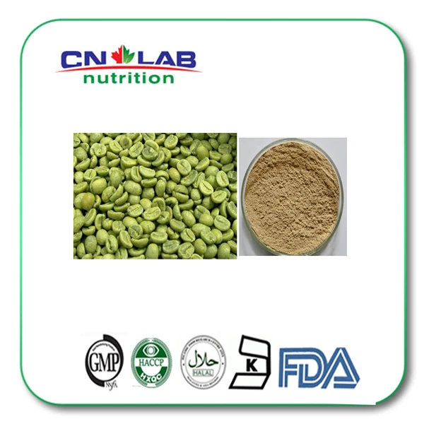 Image 100% pure green coffee bean extract Powder,Green Coffee Bean Extract 50%;60% Chlorogenic acid