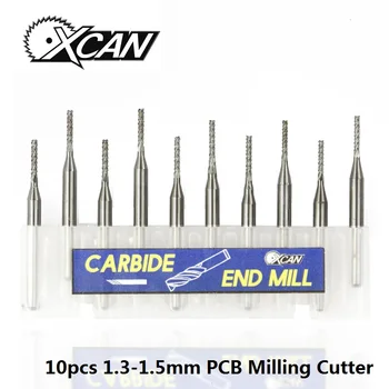 XCAN 10pcs 1.3/1.4/1.5mm PCB Milling Cutter 3.175mm Shank CNC Machine Router Bit Carbide End Mill PCB Milling Bit
XCAN 10pcs 1.3/1.4/1.5mm PCB Milling Cutter 3.175mm Shank CNC Machine Router Bit Carbide End Mill PCB Milling Bit
