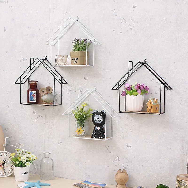 

On the wall originality Northern Europe house clapboard storage shelves shelf mural pendant wall storage decorative wall shelf