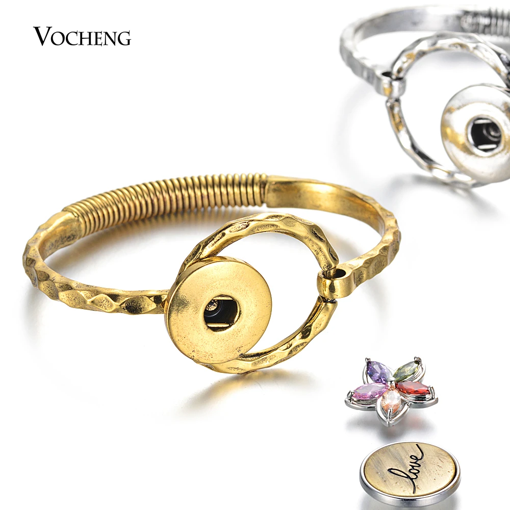 Vintage Gingersnaps Jewelry Open Bangles Circle Ring Link with Spring fit 18mm Snap Charms Mother's Day Gift NN-724
Vintage Gingersnaps Jewelry Open Bangles Circle Ring Link with Spring fit 18mm Snap Charms Mother's Day Gift NN-724