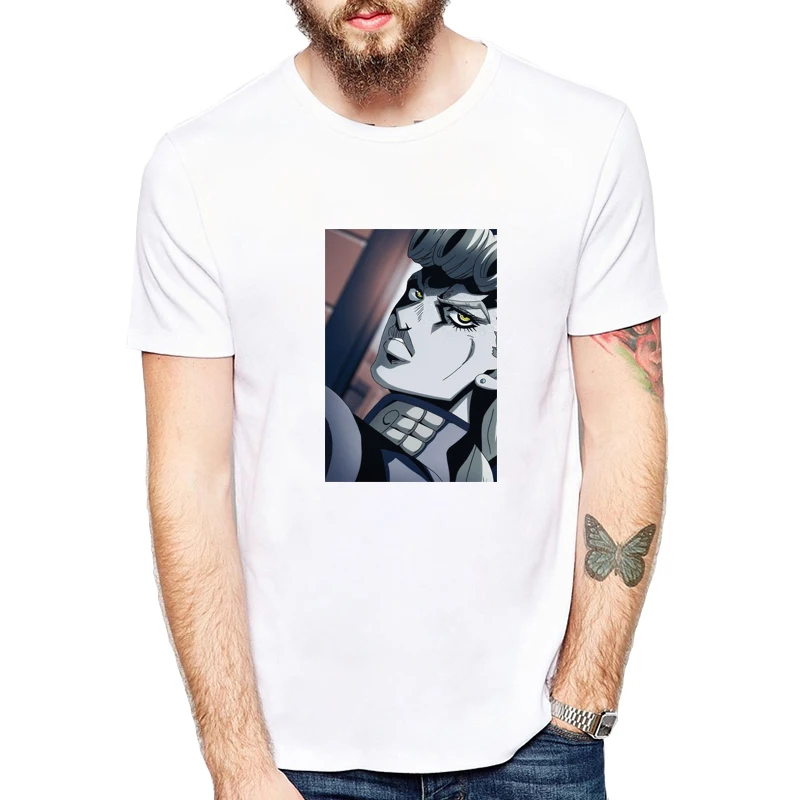 JoJo Bizarre Adventure T Shirt Personality Design Manga Anime T-shirt Cool Novelty Funny T Shirt Style Men Printed Fashion Tee
JoJo Bizarre Adventure T Shirt Personality Design Manga Anime T-shirt Cool Novelty Funny T Shirt Style Men Printed Fashion Tee