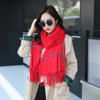 Women's 2019 explosion models hot fashion solid color warm imitation cashmere thick casual casual comfortable dual-use scarf
Women's 2019 explosion models hot fashion solid color warm imitation cashmere thick casual casual comfortable dual-use scarf