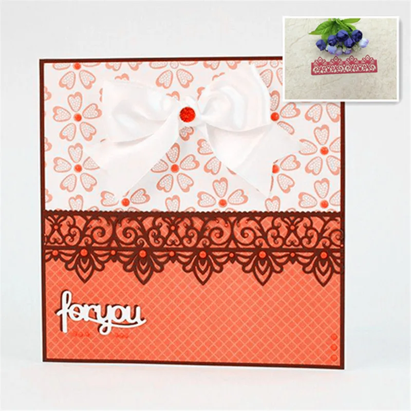 153*47mm Lace Flower New scrapbooking DIY Carbon Sharp Metal steel cutting die Book photo album art card Dies Cut
153*47mm Lace Flower New scrapbooking DIY Carbon Sharp Metal steel cutting die Book photo album art card Dies Cut