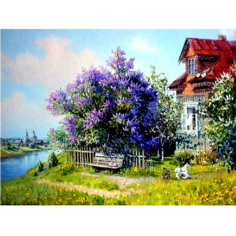 5D DIY Full square Diamond Painting Mosaic Spring Landscape Diamond Rhinestones Embroidery Cross Stitch home decor gift JS1197
5D DIY Full square Diamond Painting Mosaic Spring Landscape Diamond Rhinestones Embroidery Cross Stitch home decor gift JS1197