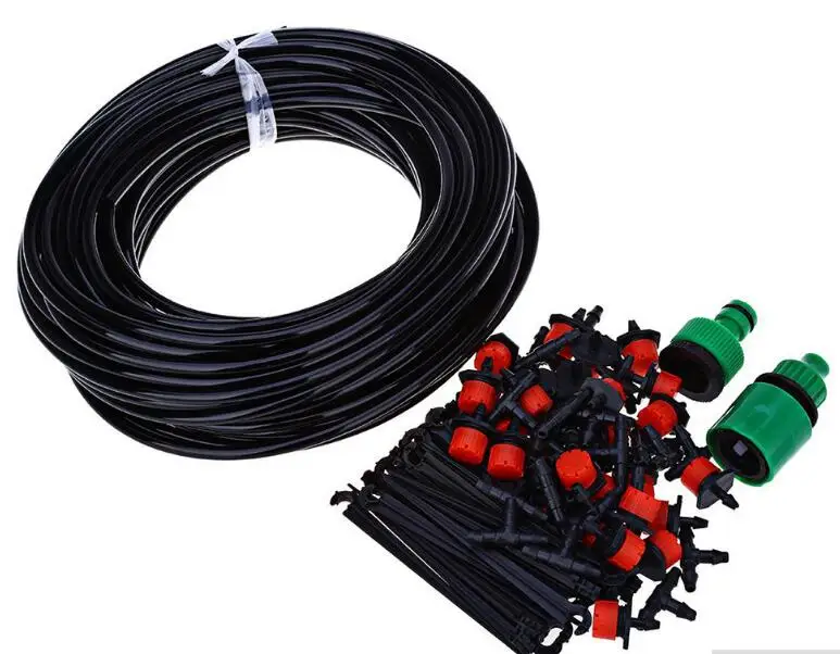 15m hose with Micro Drip Irrigation System Plant Self Watering Garden Hose Kits with Nozzle
15m hose with Micro Drip Irrigation System Plant Self Watering Garden Hose Kits with Nozzle