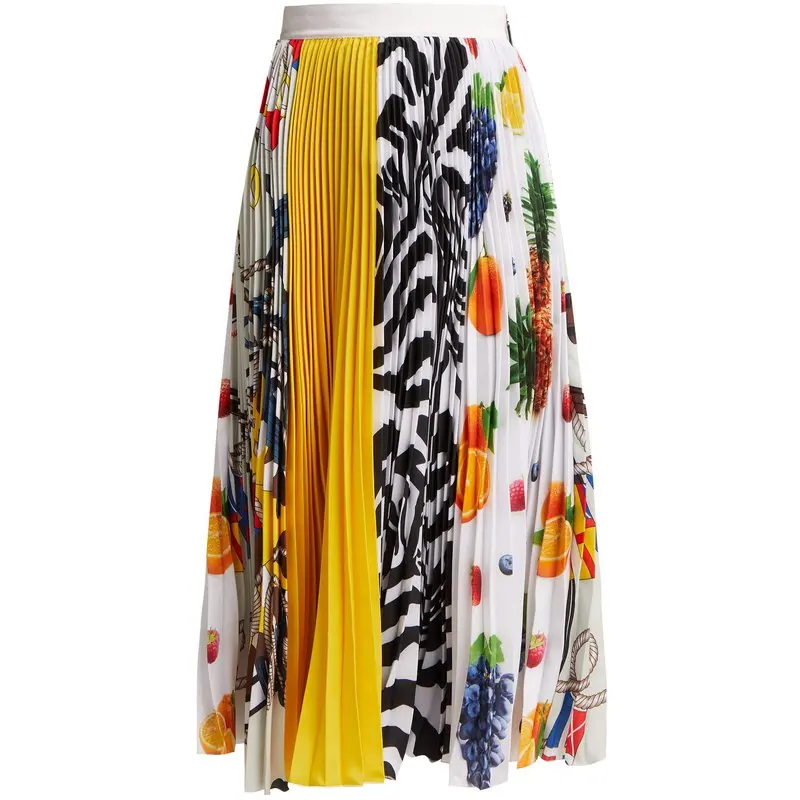 2019 Stunning Designing Elegant Streetwear Fresh Fruit Printing Cute Summer Fashion Pleated Skirt High Quality Saia
2019 Stunning Designing Elegant Streetwear Fresh Fruit Printing Cute Summer Fashion Pleated Skirt High Quality Saia