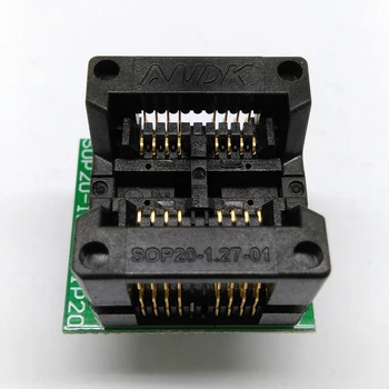 Double SOP8 SOIC8 SO8 Programming Socket Pin Pitch 1.27mm IC Body Width 5.4mm 209mil Flash Test Socket Adapter
Double SOP8 SOIC8 SO8 Programming Socket Pin Pitch 1.27mm IC Body Width 5.4mm 209mil Flash Test Socket Adapter