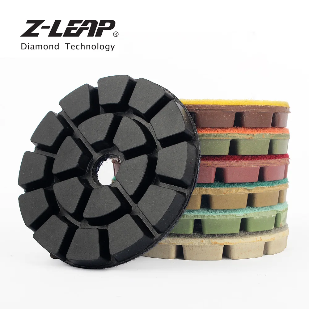 Z-LEAP 7pcs 4" Diamond Floor Renew Sanding Disc Wet Polishing Pads For Concrete Resin Bond Stone Marble Polishing Disc Cleaning
Z-LEAP 7pcs 4" Diamond Floor Renew Sanding Disc Wet Polishing Pads For Concrete Resin Bond Stone Marble Polishing Disc Cleaning
