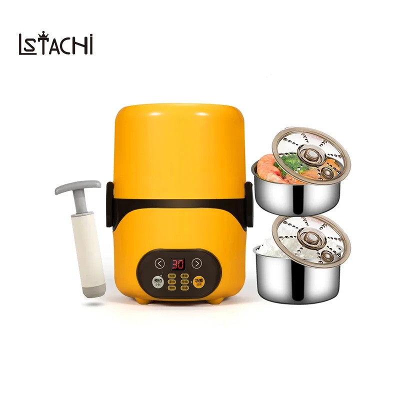 LSTACHi Multifunction Electric Lunch Box 2 Layers Food Warmer Mini Rice Cooker Timer Lunchbox Intelligent Rice Meal Steamer
LSTACHi Multifunction Electric Lunch Box 2 Layers Food Warmer Mini Rice Cooker Timer Lunchbox Intelligent Rice Meal Steamer