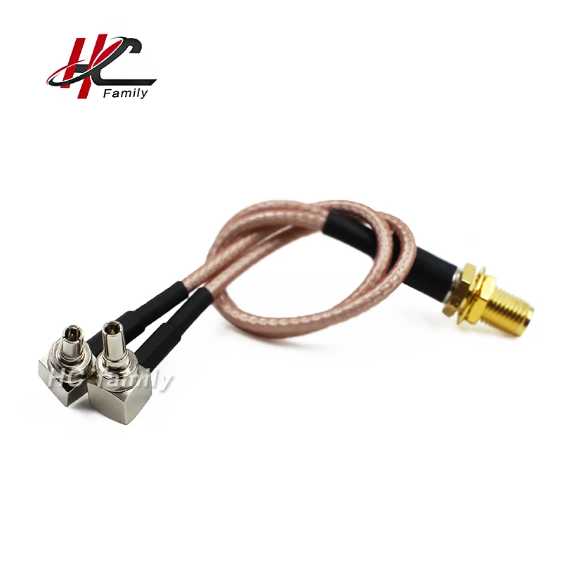 Коаксиальный кабель с разъемом SMA мама CRC9 15 см 0 5 футов 3G 4G для модемного