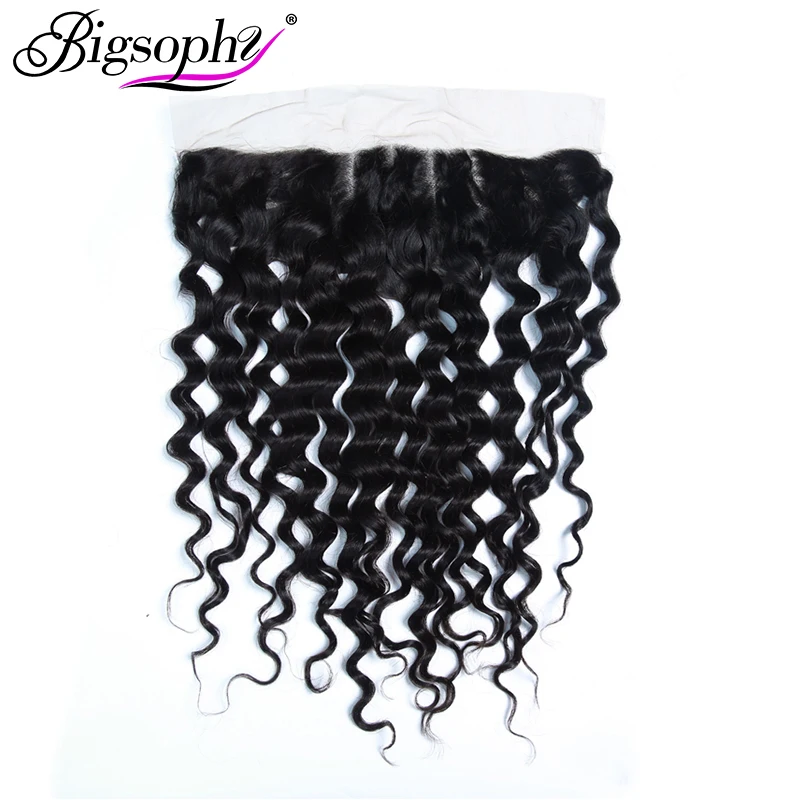 Bigsophy Malaysian Deep Wave Closure 13x4 Human Hair EarTo Ear Lace Frontal Closure Human Remy Hair 8"-22"Inches Natural Color
Bigsophy Malaysian Deep Wave Closure 13x4 Human Hair EarTo Ear Lace Frontal Closure Human Remy Hair 8"-22"Inches Natural Color