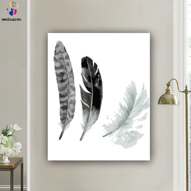 DIY colorings pictures by numbers with colors feather picture drawing painting by numbers framed Home
DIY colorings pictures by numbers with colors feather picture drawing painting by numbers framed Home