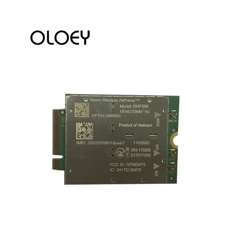 SierraWireless EM7565 LTE Module CAT12 ,NGFF interface, M.2 interface ,CBRS BAND, 100% brand new original
SierraWireless EM7565 LTE Module CAT12 ,NGFF interface, M.2 interface ,CBRS BAND, 100% brand new original