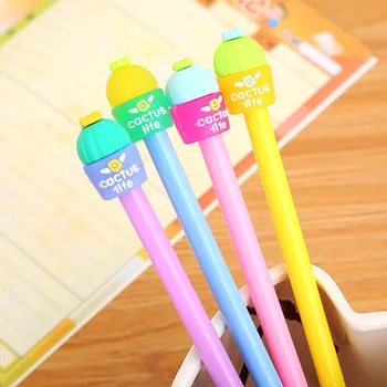 40 PCs Creative Stationery Jelly Cactus Neutral Pen Cute Fresh Student Waterborne Cartoon Office Signature Pen 
40 PCs Creative Stationery Jelly Cactus Neutral Pen Cute Fresh Student Waterborne Cartoon Office Signature Pen