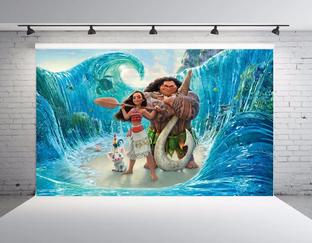 SHANNY Vinyl Digital Printed Backdrops for Photography moana theme Photo Studio Background NYHSH-5302
SHANNY Vinyl Digital Printed Backdrops for Photography moana theme Photo Studio Background NYHSH-5302