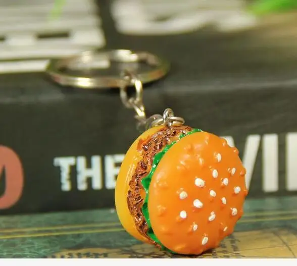 6pcs/Lot simulation hamburger Key Chain creative Pendant Bag Charm Accessories handmade resin food Car Key Ring Lovely Keychain
6pcs/Lot simulation hamburger Key Chain creative Pendant Bag Charm Accessories handmade resin food Car Key Ring Lovely Keychain