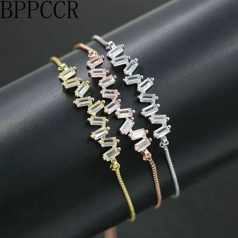 BPPCCR Sparkling Austria Cut Crystal Lightning Irregular Chain Bracelets For Women Mujer Zircon AAA Silver Color Birthday Gifts
BPPCCR Sparkling Austria Cut Crystal Lightning Irregular Chain Bracelets For Women Mujer Zircon AAA Silver Color Birthday Gifts