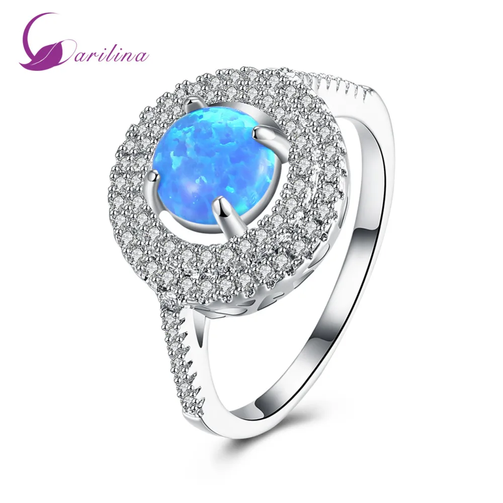 New Arrival 925 Sterling Silver Pretty Blue Fire Opal Ring With AAA Cubic Zircon Best Gift Wedding Ring for women lady R2091
New Arrival 925 Sterling Silver Pretty Blue Fire Opal Ring With AAA Cubic Zircon Best Gift Wedding Ring for women lady R2091