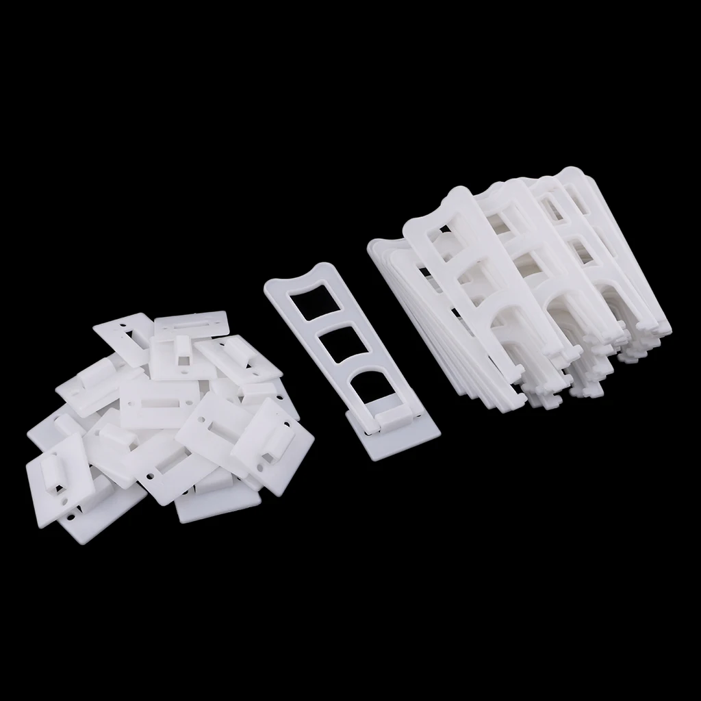25 Pieces Plastic Photo Frame Backs Holder Stands, Trapezoid Shaped for Handmade Photo Frame Making DIY Crafts