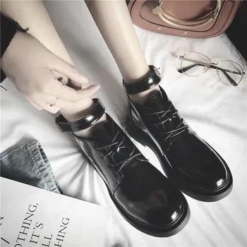 Harajuku Buckle Boots Women Gothic Punk Low Heel Ankle Boot Women Shoes 2019 Lolita New Autumn Streetwear Black Shoes
Harajuku Buckle Boots Women Gothic Punk Low Heel Ankle Boot Women Shoes 2019 Lolita New Autumn Streetwear Black Shoes