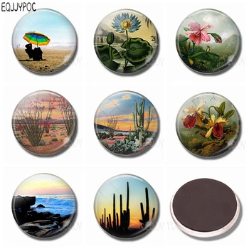 1pcs The Sea Mountain Desert Fridge Magnet Souvenirs Natural Scenery 30 MM Glass Magnetic Stickers for Refrigerator Home Decor 
1pcs The Sea Mountain Desert Fridge Magnet Souvenirs Natural Scenery 30 MM Glass Magnetic Stickers for Refrigerator Home Decor