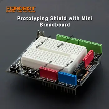 DFRobot 100% Genuine Prototyping Shield / Development Board, Compatible with Arduino UNO R3 / Due / Mega 1280 / Mega 2560
DFRobot 100% Genuine Prototyping Shield / Development Board, Compatible with Arduino UNO R3 / Due / Mega 1280 / Mega 2560