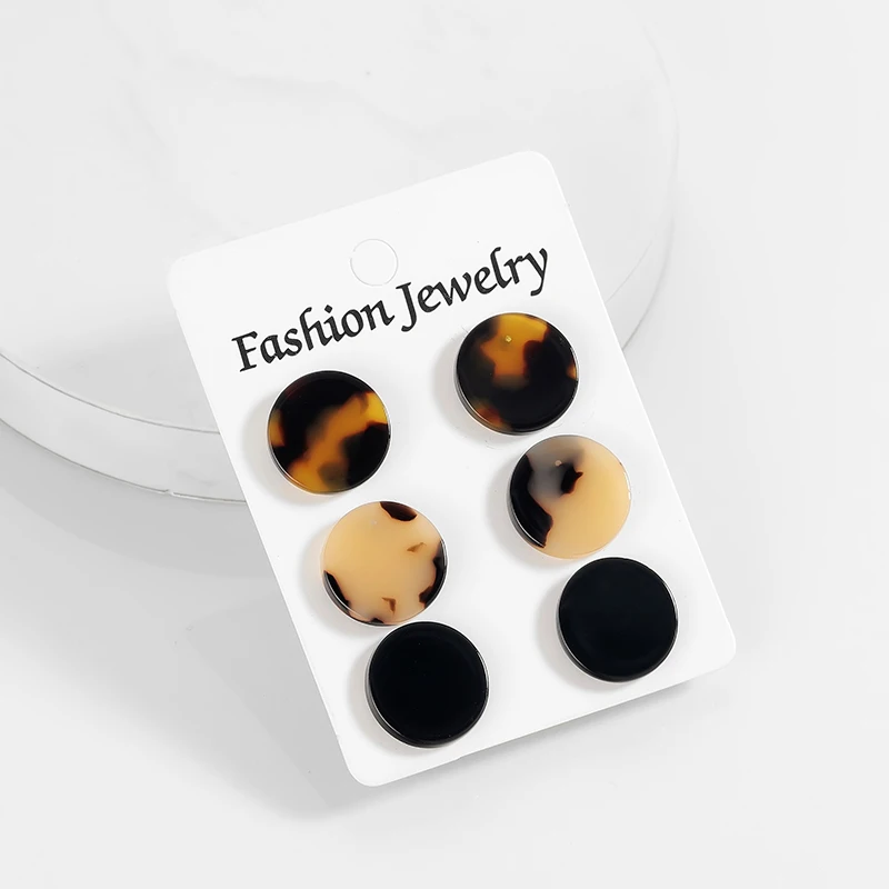 Fashion Acrylic Tortoiseshell Drop Earrings Geometric round Small Earrings Boho Jewelry Gifts For Women Accessories
Fashion Acrylic Tortoiseshell Drop Earrings Geometric round Small Earrings Boho Jewelry Gifts For Women Accessories