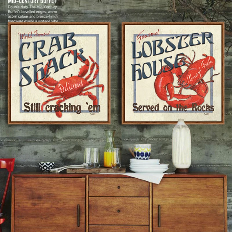Kitchen Restaurant Decoration Sea Animal Sea Crab Lobster Poster canvas wall art pictures for living room farmhouse decor
Kitchen Restaurant Decoration Sea Animal Sea Crab Lobster Poster canvas wall art pictures for living room farmhouse decor
