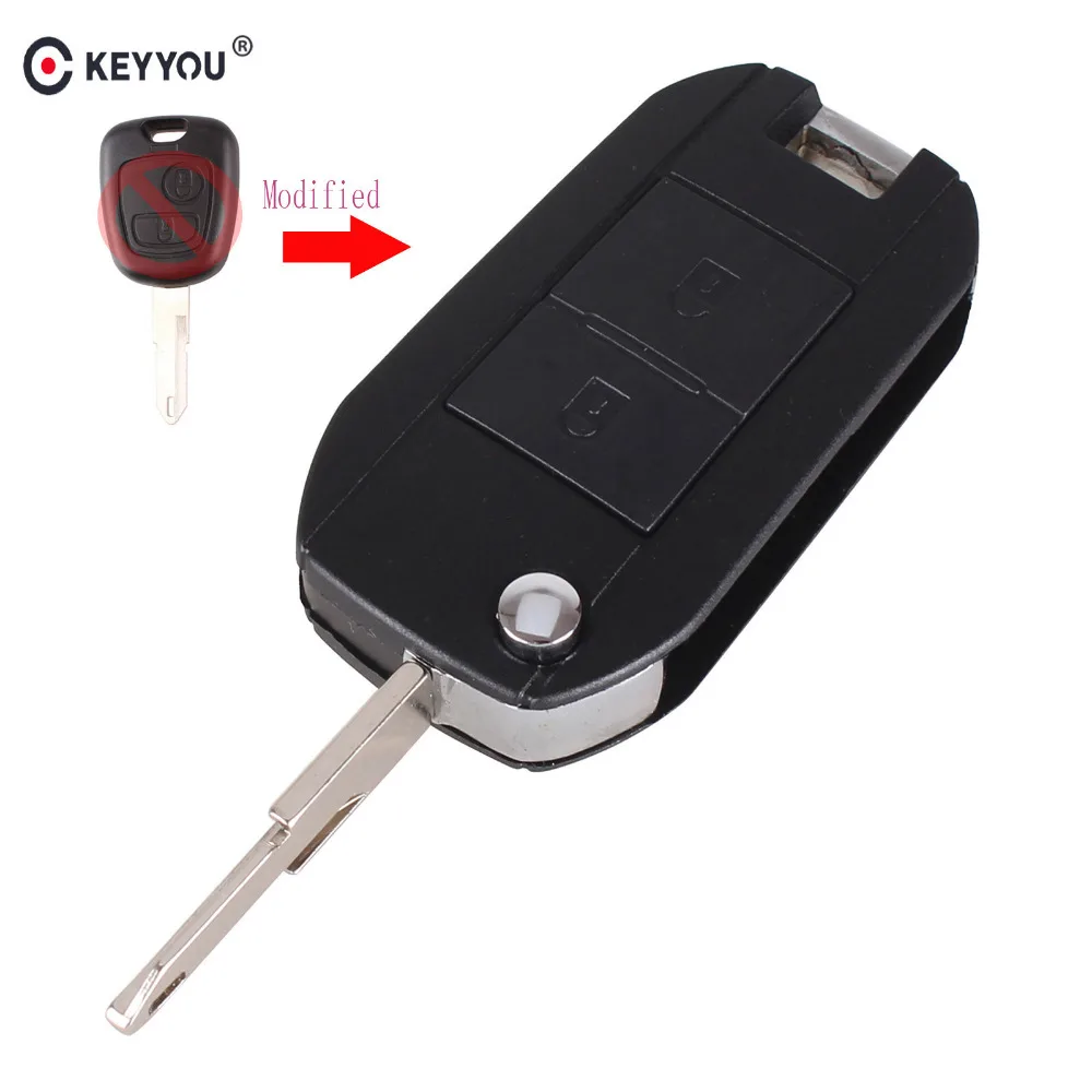 KEYYOU Modified 2 Buttons Folding Key Blank Remote Case Cover For Peugeot 206 306 406 Flip Key Shell
KEYYOU Modified 2 Buttons Folding Key Blank Remote Case Cover For Peugeot 206 306 406 Flip Key Shell