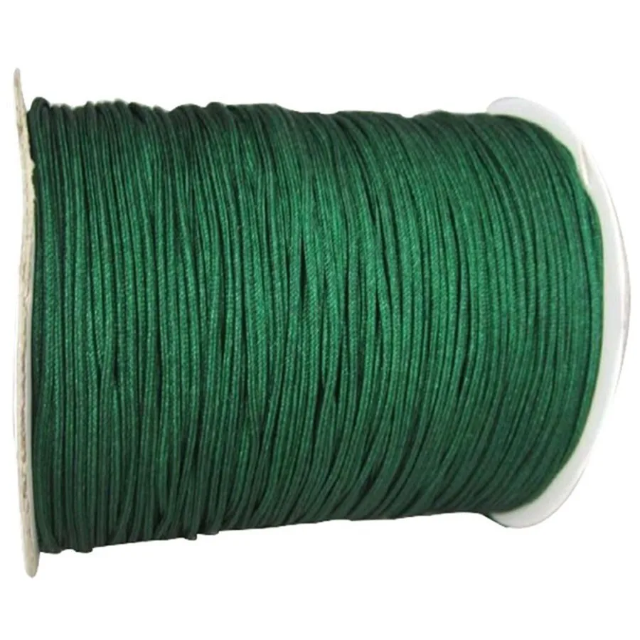 1mm Jungle Green Nylon Cord Rattail Stain Braid Cord Macrame Rope Shamballa Bracelet Beading Cords String Accessories 350m/Roll
1mm Jungle Green Nylon Cord Rattail Stain Braid Cord Macrame Rope Shamballa Bracelet Beading Cords String Accessories 350m/Roll