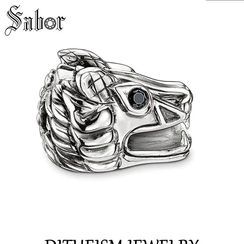 female DIY Beads Dragon Head Bead 2019 Fashion 925 Sterling Silver Jewelry Ethnic Gift Women Men Fit Bracelets Necklace thomas
female DIY Beads Dragon Head Bead 2019 Fashion 925 Sterling Silver Jewelry Ethnic Gift Women Men Fit Bracelets Necklace thomas