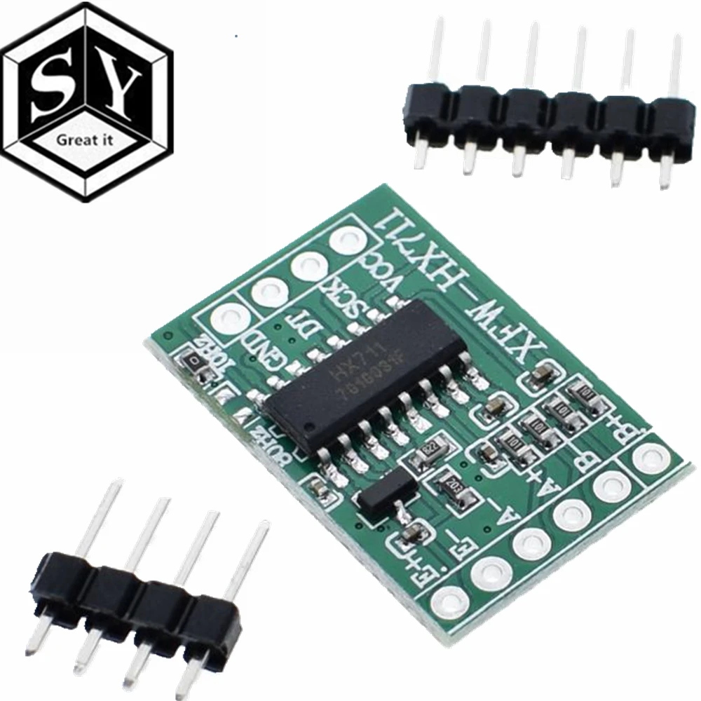 1PCS Great IT HX711 Weighing Sensor Dual-Channel 24 Bit Precision A/D Module Pressure Sensor
1PCS Great IT HX711 Weighing Sensor Dual-Channel 24 Bit Precision A/D Module Pressure Sensor