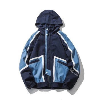2018 New Autumn Men's Denim Jacket Men Coat Casual Original Retro Color Blocked Hooded Jacket Style Men's Designer Fashion
2018 New Autumn Men's Denim Jacket Men Coat Casual Original Retro Color Blocked Hooded Jacket Style Men's Designer Fashion