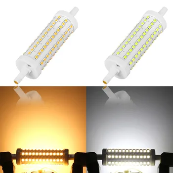 

Beam 118mm R7S 2835SMD 14W 108LED Horizontal Plug Lights Dimmable Flood Light Corn Lamp Bulb Cool White AC 85-265V