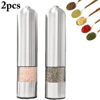 Stainless Steel Manual Salt Spice Pepper Grinder Corn Pea Bean Coffee Mill Grinder Muller Cooking Kitchen Gadget Pepper Grinder 
Stainless Steel Manual Salt Spice Pepper Grinder Corn Pea Bean Coffee Mill Grinder Muller Cooking Kitchen Gadget Pepper Grinder