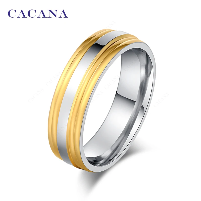 CACANA Stainless Steel Rings For Women Double Side Personalized Fashion Jewelry Wholesale NO.R7
CACANA Stainless Steel Rings For Women Double Side Personalized Fashion Jewelry Wholesale NO.R7