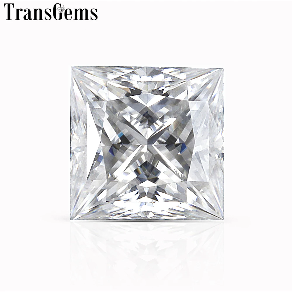 TransGems Princess Cut Moissanite Loose Stone F Color Size 5.5mm 6.5mm 7mm Gemstone for Jewelry Making
TransGems Princess Cut Moissanite Loose Stone F Color Size 5.5mm 6.5mm 7mm Gemstone for Jewelry Making