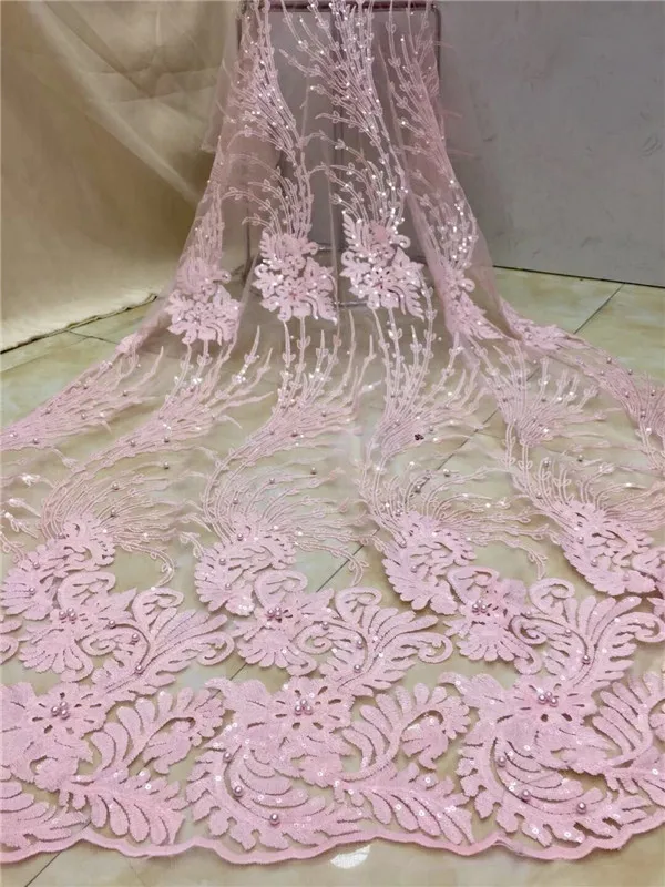 New French Nigerian sequins beads net lace,African tulle mesh Sequence lace fabric high quality for wedding dress 5yards/lot
New French Nigerian sequins beads net lace,African tulle mesh Sequence lace fabric high quality for wedding dress 5yards/lot