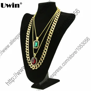 Hiphop Pendant Necklace Set Cuban Chain Box Chain Rope Chain Gold Color Red Stone Hiphop Crystal Geometric Pendant Necklace
Hiphop Pendant Necklace Set Cuban Chain Box Chain Rope Chain Gold Color Red Stone Hiphop Crystal Geometric Pendant Necklace